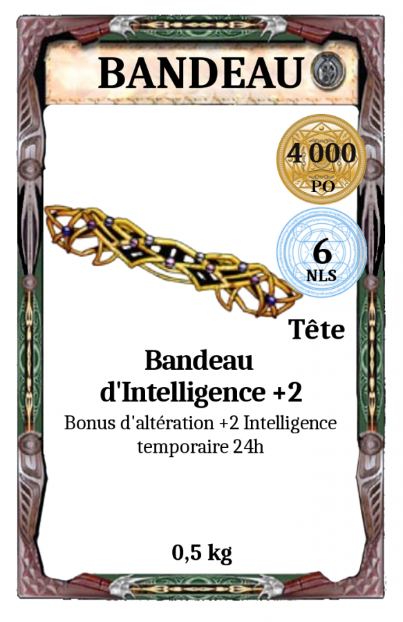 Bandeau - Int +2